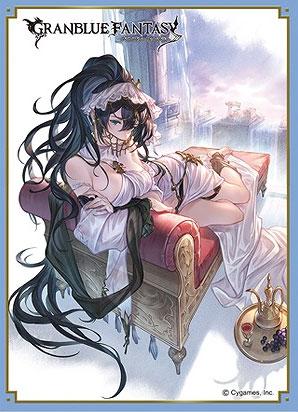 角色卡套收藏 Matt Series,碧藍幻想 泰芙努特躺臥於椅上的設計。