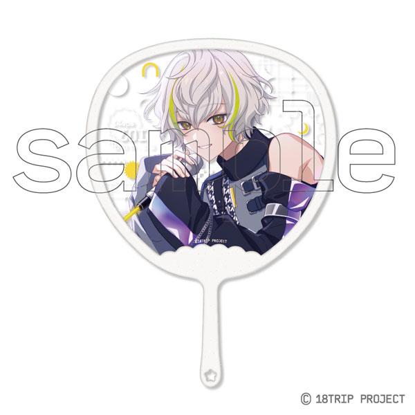 「18TRIP應援團扇DX Vol.2」7.白光糖衣設計,透明扇面印有動漫角色圖案。