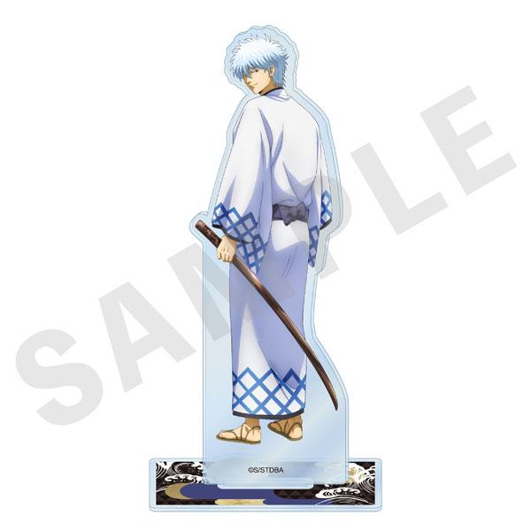 「銀魂」立牌 (銀之魂篇):角色身穿浴衣,手持木刀的站姿設計。