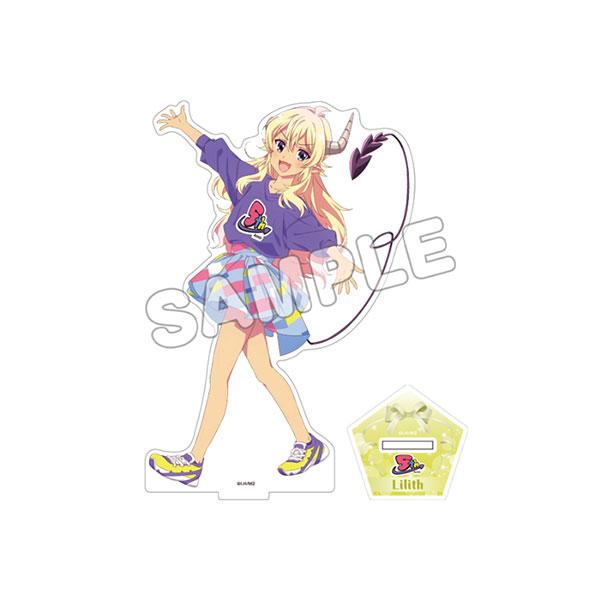 「街角魔族2丁目」莉莉絲立牌,角色全身像,帶底座。