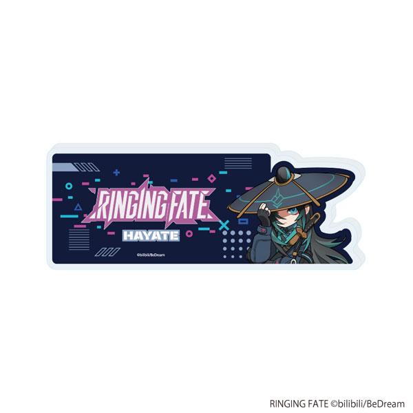 Collection立牌「TV動畫『RINGING FATE』」隼風官方插圖,戴斗笠角色立牌。