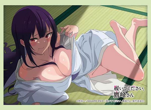 「拜託請穿上,鷹峯同學」卡套,鷹峯高嶺和服ver.,側臥姿勢。