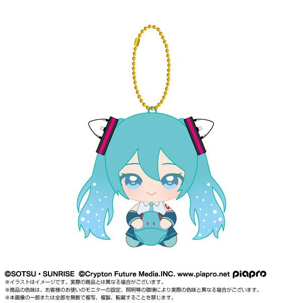 預訂] 高達45週年×初音未來Q版坐姿毛公仔吉祥物初音未來×Double