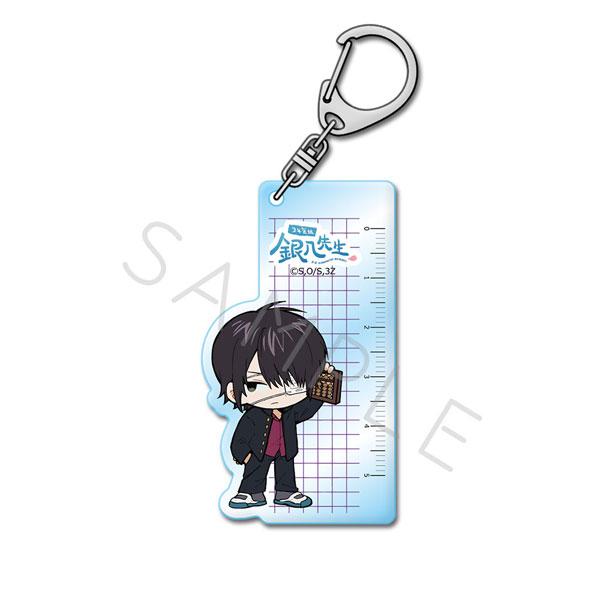『3年Z組銀八老師』Chipokke系列鑰匙圈,SG(高杉晉助)手持算盤的Q版造型。