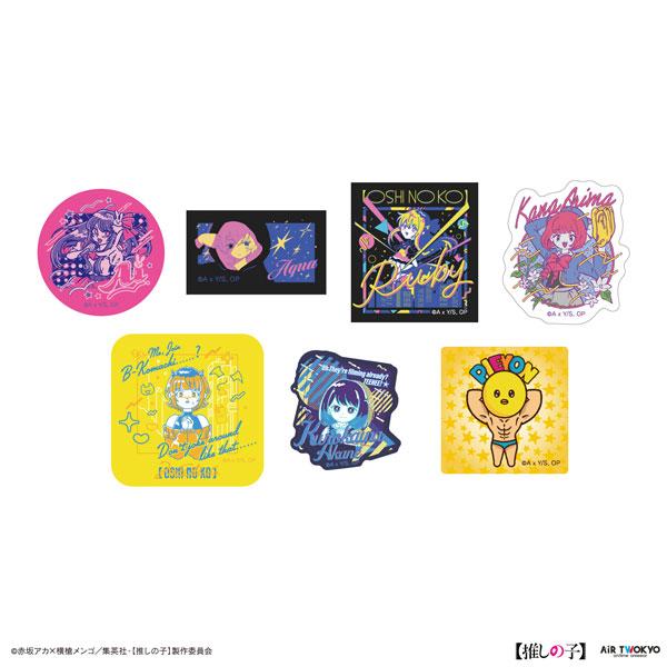 《我推的孩子》復古流行貼紙套組,包含多種角色設計。