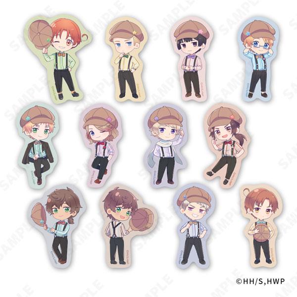 預訂義呆利吊帶風格交換貼紙盒裝,包含多種不同設計。