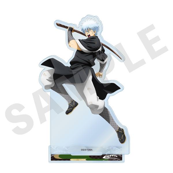 「銀魂」立牌,一國傾城篇設計,角色持刀戰鬥姿勢。