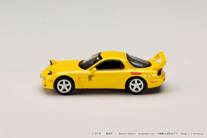 1/64 頭文字D 高橋啓介 RedSuns MAZDA RX-7 (FD3S)模型車。