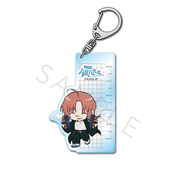 『3年Z組銀八老師』Chipokke系列鑰匙扣,神威角色,手持物品的Q版造型設計。
