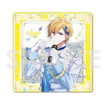 偶像星願閃亮星辰Collection Vol.2,六彌凪手持麥克風立繪,黃色邊框。