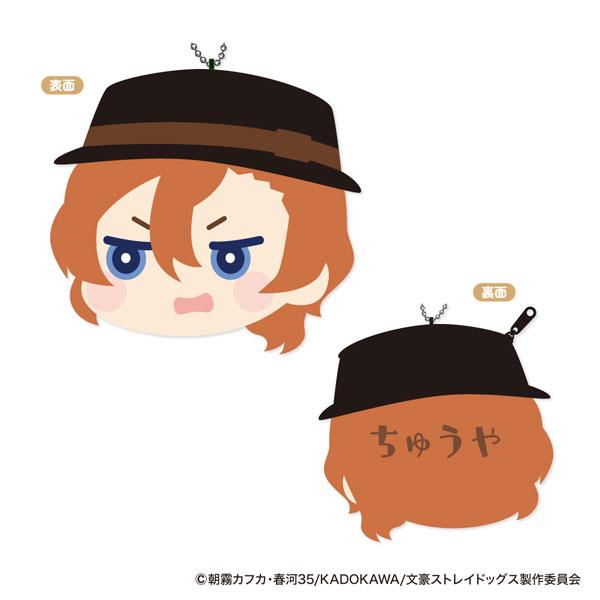 蓬鬆硬幣包,中原中也設計,展示正面和背面。