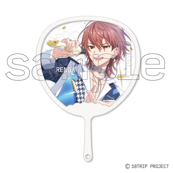 透明團扇,西園練牙手持麥克風應援設計。