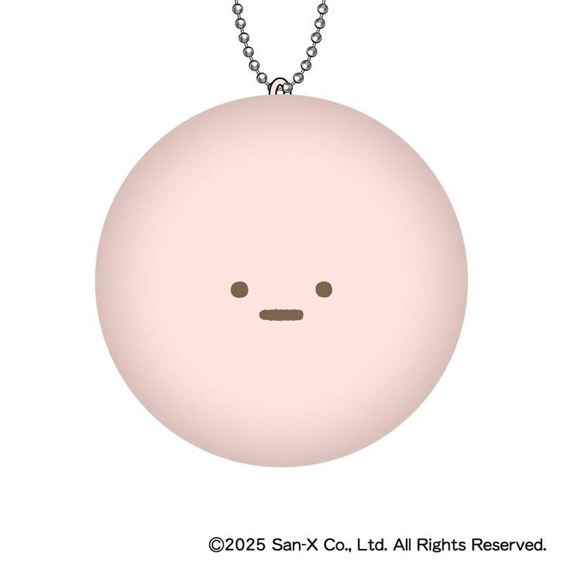 角落小夥伴臉 Marucolle!吊飾,圓形設計,簡約表情。
