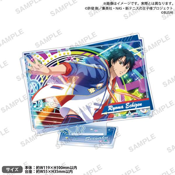 越前龍馬 THANKS!ver. 立牌,彩色背景,帶展示底座。