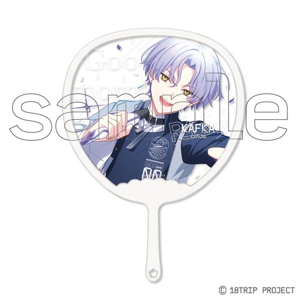 應援團扇:18TRIP 大黑可不可,笑容角色立繪設計。