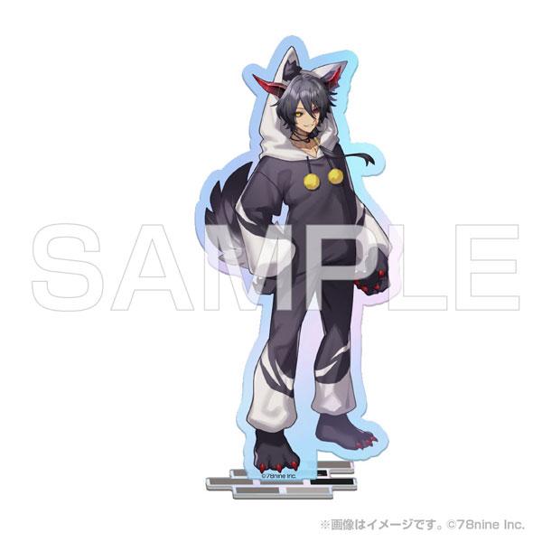 惡路王動物裝極光立牌,身穿狼型動物裝的人物立繪。