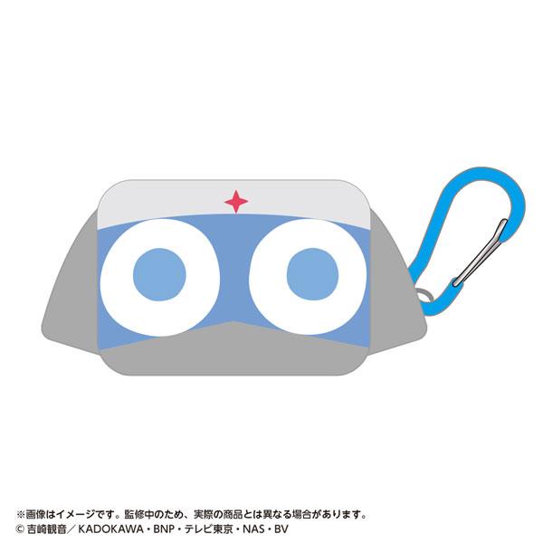 登山扣環迷你收納包,Dororo設計,藍色登山扣。