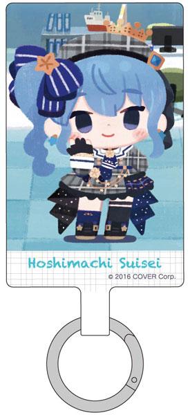 星街彗星手機指環,Q版人物立繪,背景為城市港口。