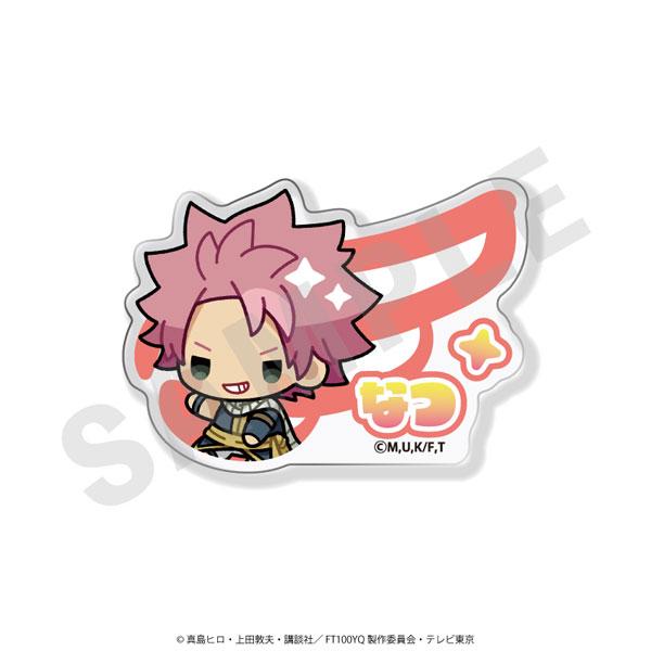 「FAIRY TAIL 魔導少年 100年任務」姓名徽章,納茲Q版造型設計。