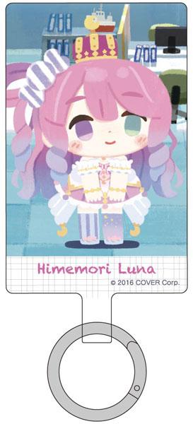 姬森璐娜手機指環,粉色頭髮卡通風格角色設計。