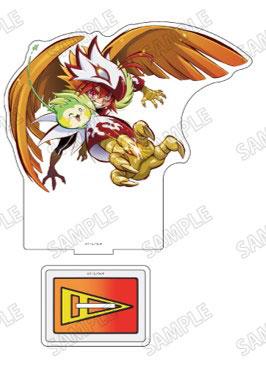 TV動畫「怪盜小丑」鳳凰BIG立牌,角色展翅飛翔姿勢,附底座。