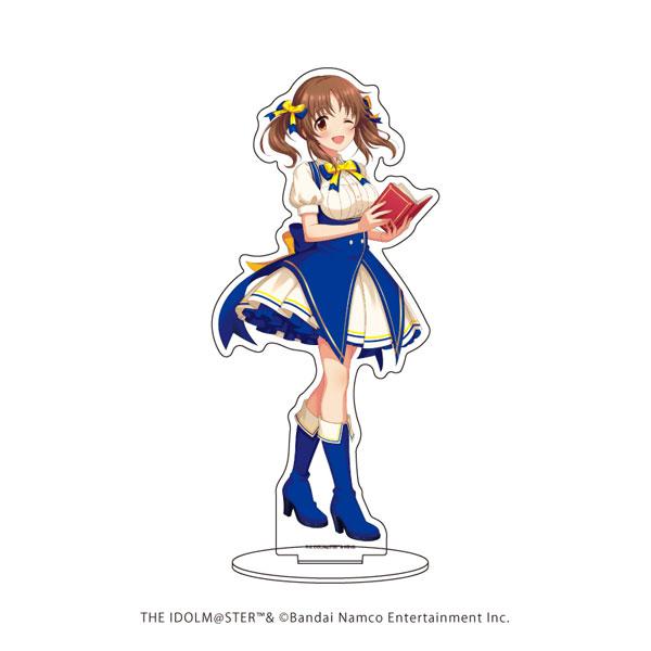 立牌:偶像大師 灰姑娘女孩 十時愛梨 原創服裝ver.,手持書本,眨眼微笑。