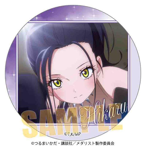 金牌得主 回憶徽章:狼嵜光A 特寫,角色面部表情徽章。