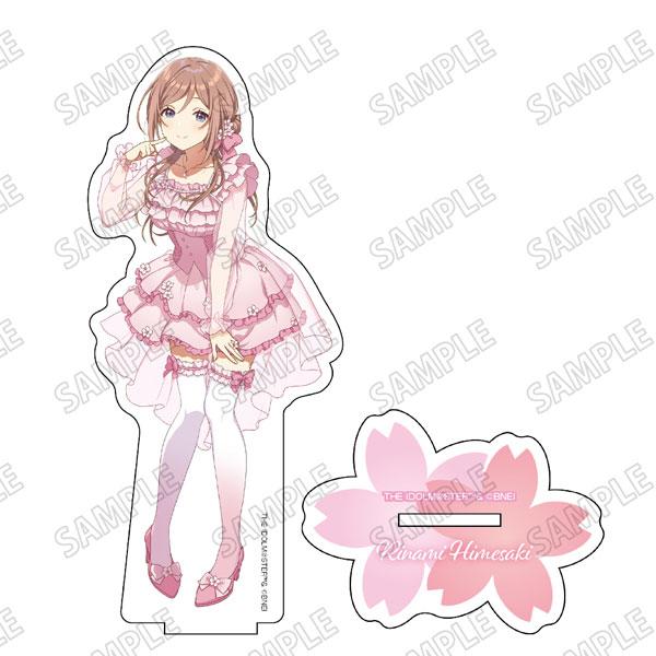 「學園偶像大師」姫崎莉波櫻花色立牌,粉色蓬蓬裙服裝。