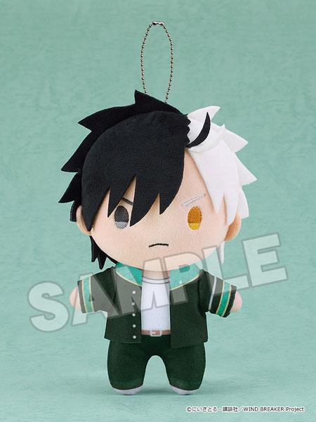 防風少年 櫻遙 毛公仔,帶鏈,穿著外套。