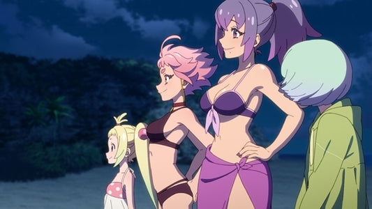 夏季動畫『真夜中ぱんチ』的第5集「血死！無人島生存」的先行場景剪輯和劇情公開！在AKIHABARA遊戲者本店決定將會有原創入浴劑的發放活動。