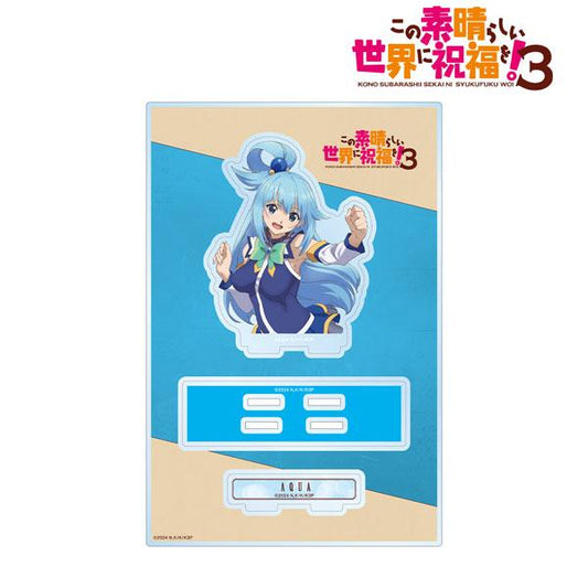 標題: 2024年9月必搶動漫精品：《為美好的世界獻上祝福！3》Aqua BIG立牌現已開放預訂！