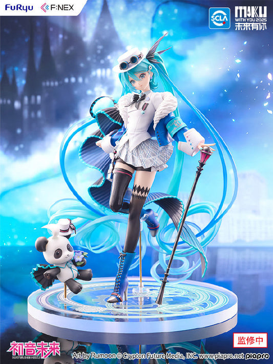 F:NEX 初音未來 MIKU WITH YOU 2025 模型公開！1/7 比例魔法學院風手辦預購資訊