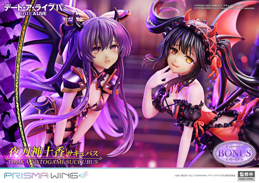 PRISMA WING 約會大作戰魅魔版預購開跑：夜刀神十香與時崎狂三登場