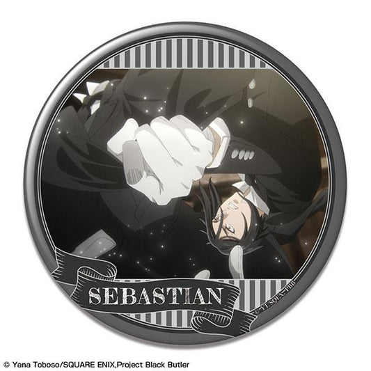 [Pre-order] TV Animation Black Butler - Boarding School Chapter - Badge Design 04 (Sebastian Michaelis/D) "Reservation for November 24"