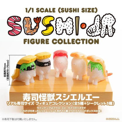 [預訂] 壽司怪獸 SUSHI-L.A. 真實壽司尺寸 模型Collection 6個入BOX《24年12月預約》