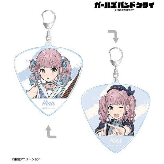 [Pre-order] Girls Band Cry Hina Keychain Double-Sided BIG Keychain "Pre-order for February 25"