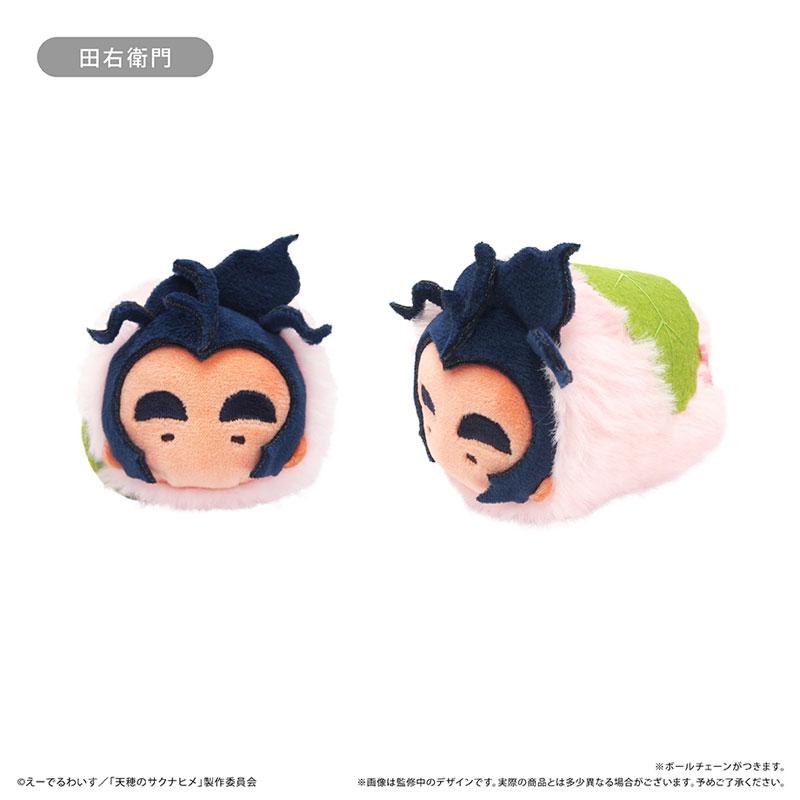 天穗之咲稻姬櫻餅吉祥物，7個入BOX其中一款設計，粉色櫻餅外型。