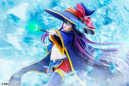 1/7比例 伊多拉·阿波羅 完成品模型：手持法杖、身穿法師服裝的角色。