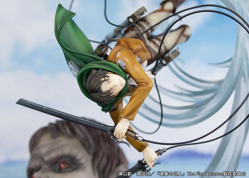 [Pre-order] TV animation Attack on Titan "Levi vs Beast Titan ver." finished model "Pre-order September 25"