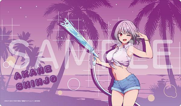 [預訂] 劇場版『GRIDMAN Universe』橡膠墊，新條茜暑假Ver.，手持水管，海灘背景。