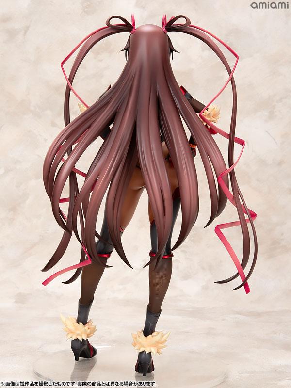 [預訂] 對魔忍雪風 水城雪風 1/6 完成品模型的背面視圖，可見其長髮和服裝細節。