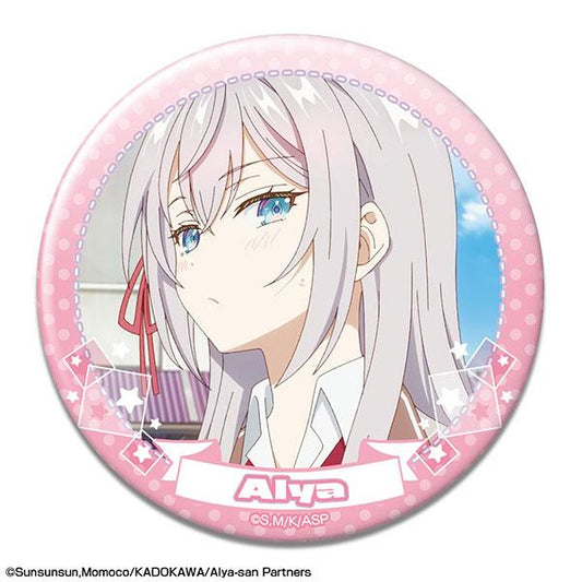 [Pre-order] TV animation "Ellie's classmate next to me who occasionally speaks softly in Russian to hide her shame" Badge design 03 (Ellie/C) "Reservation for November 24"