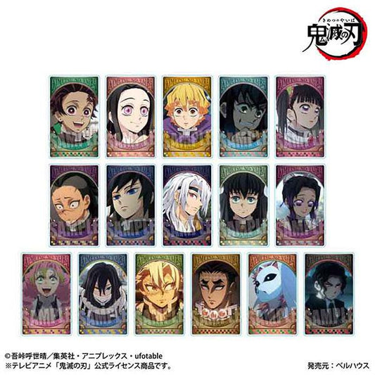 [預訂] 電視動畫「鬼滅之刃 」柱訓練篇 交換MEMORIES壓克力卡 16個入BOX（再次販售）《25年10月預約》