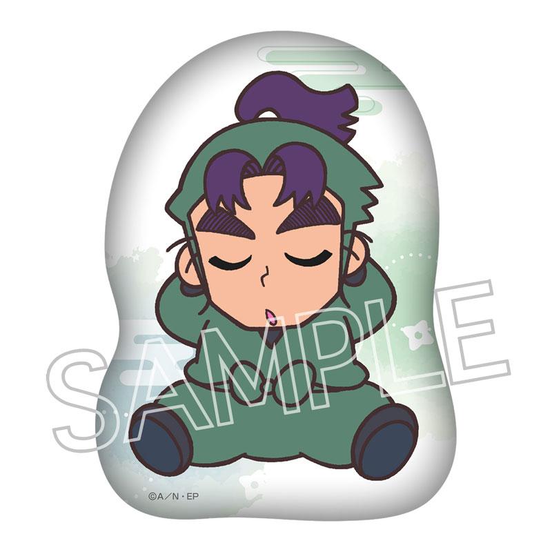 [預訂] 忍者亂太郎 潮江文次郎 模切靠墊，閉眼打坐姿勢。