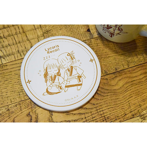 [期間限定]《莉可麗絲》短篇動畫 錦糸町丸井POP UP SHOP事後通販 白雲石杯墊《25年8月預約》