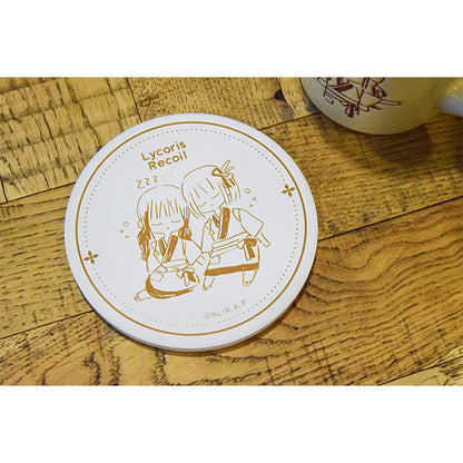 [期間限定]《莉可麗絲》短篇動畫 錦糸町丸井POP UP SHOP事後通販 白雲石杯墊《25年8月預約》