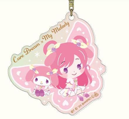 [Pre-order] Aurora Keychain Yes! PreCure 5GoGo! ×Sanrio Character 01 Cure Dream×My Melody "Pre-order February 25"