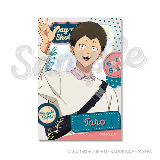 [Pre-order] Amnesia Surrender Day-off Shot Holographic Acrylic Card 5. Taro Yamada "Reservation for October 24"