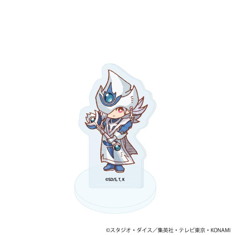 遊戲王怪獸之決鬥復古插圖清廉なる白魔導師壓克力小立牌。