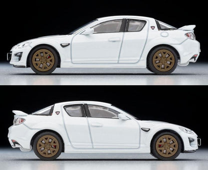 Tomica Limited Vintage Neo LV-N314e Mazda RX-8 Spirit R (白) 2012年式模型車側面圖。